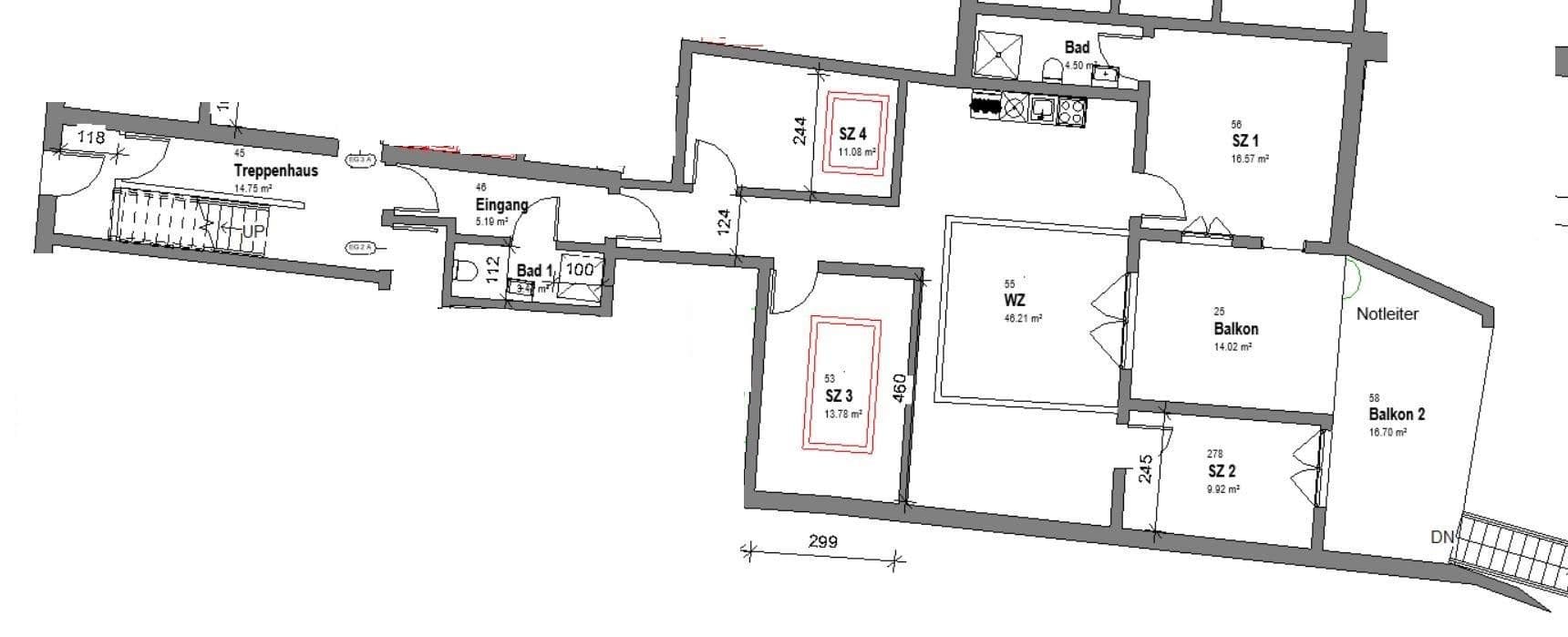 Prenájom bytu 5-izbový 133 m², Kirchstraße 6, Rüdesheim am Rhein, Hesensko Prenájom bytu 5-izbový 133 m², Kirchstraße 6, Rüdesheim am Rhein, Hesensko