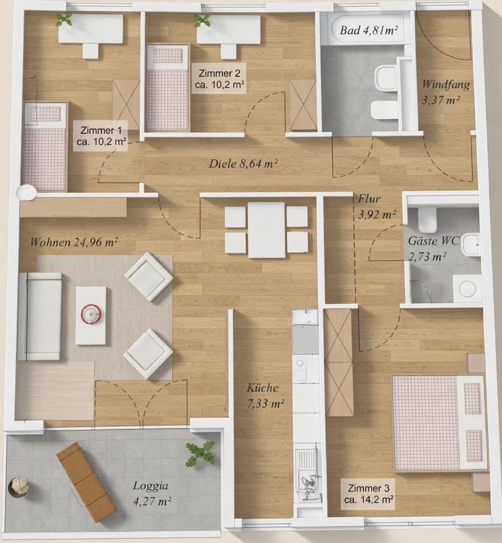 Predaj bytu 4-izbový 96 m², München, Bavorsko Predaj bytu 4-izbový 96 m², München, Bavorsko