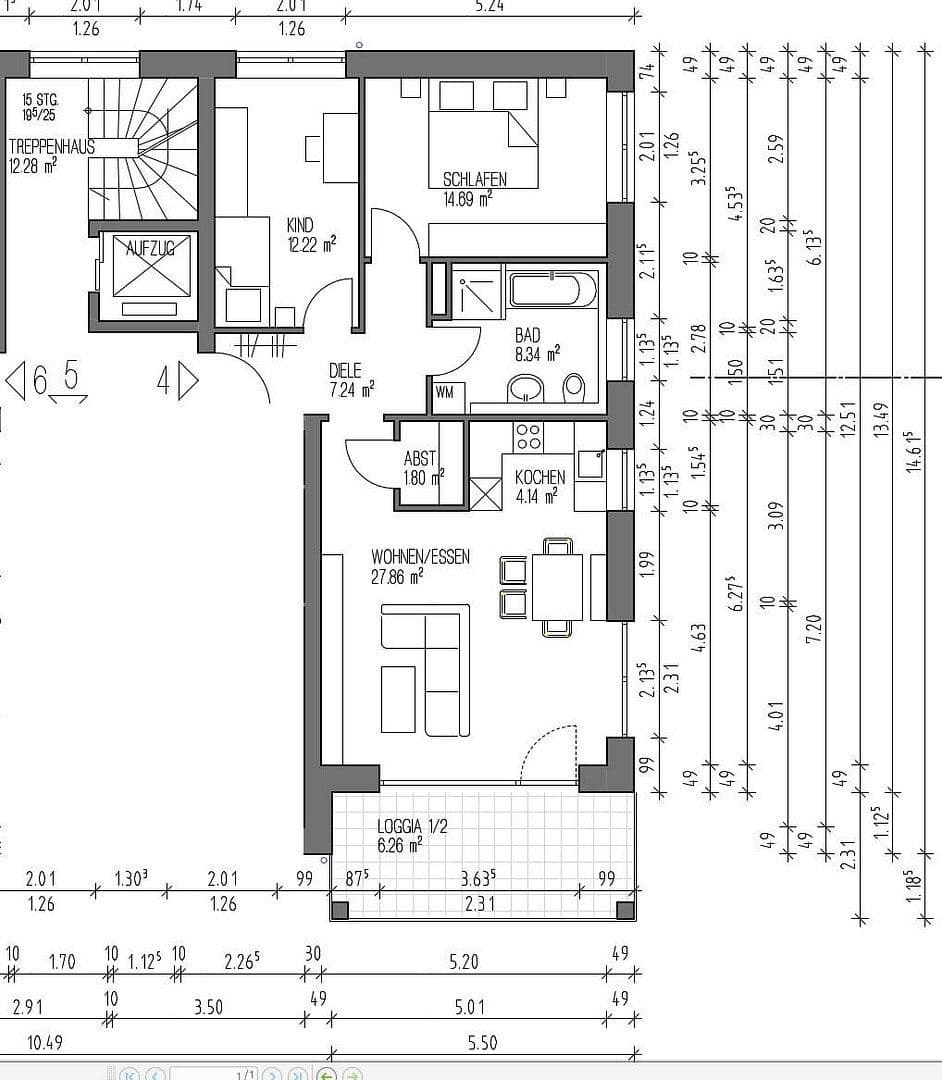 Prenájom bytu 3-izbový 83 m², Eichendorffstr.3, Rottenacker, Bádensko-Wurttembersko Prenájom bytu 3-izbový 83 m², Eichendorffstr.3, Rottenacker, Bádensko-Wurttembersko
