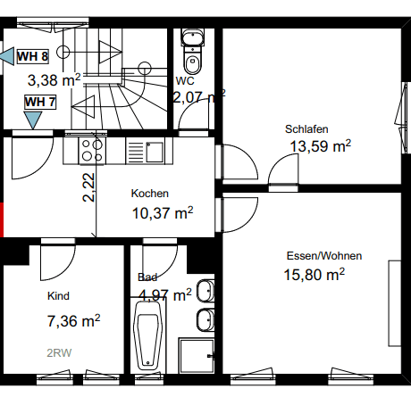 Prenájom bytu 3-izbový 56 m², Gärtnerstraße 16, Stuttgart, Bádensko-Wurttembersko Prenájom bytu 3-izbový 56 m², Gärtnerstraße 16, Stuttgart, Bádensko-Wurttembersko