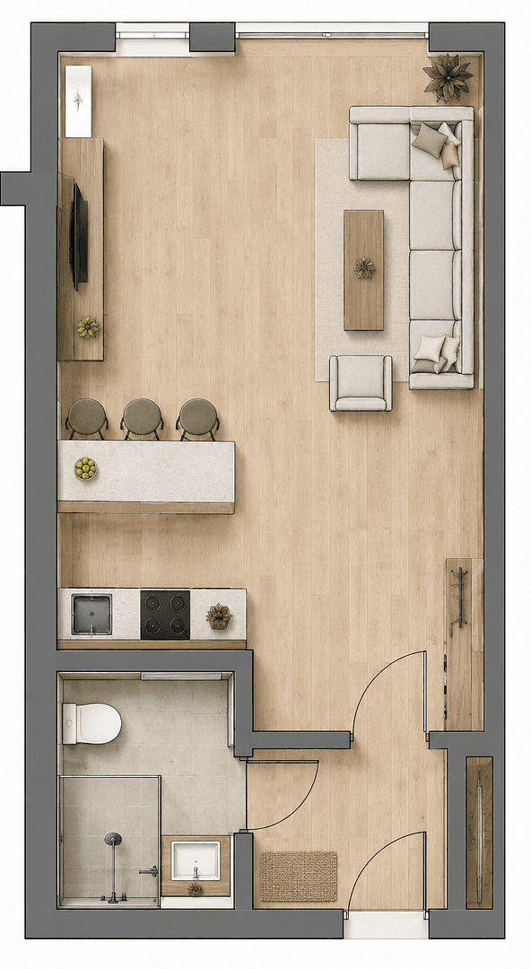 Prenájom bytu 1-izbový 38 m², Unterschleissheim, Bavorsko Prenájom bytu 1-izbový 38 m², Unterschleissheim, Bavorsko