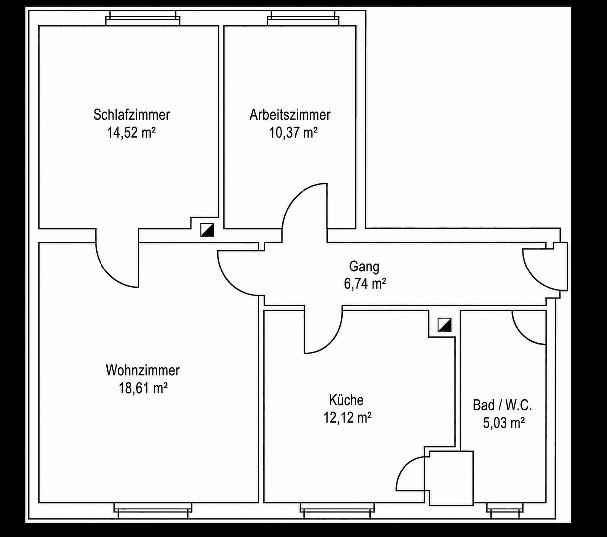 Predaj bytu 3-izbový 68 m², Schuhstraße 29, Erlangen, Bavorsko Predaj bytu 3-izbový 68 m², Schuhstraße 29, Erlangen, Bavorsko