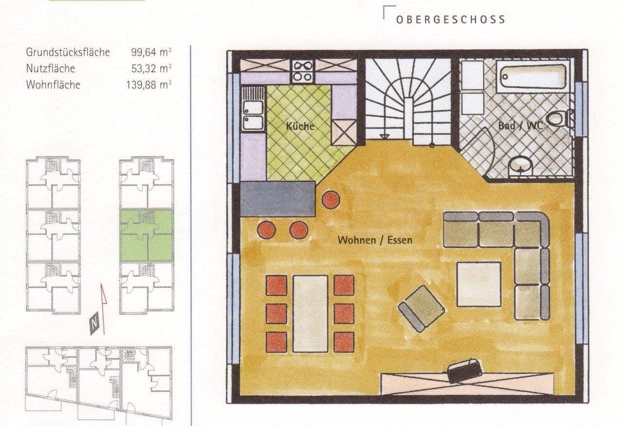 Prenájom domu 136 m², pozemok 100 m², Schwaikheimer Str. 19/2, Winnenden, Bádensko-Wurttembersko Prenájom domu 136 m², pozemok 100 m², Schwaikheimer Str. 19/2, Winnenden, Bádensko-Wurttembersko