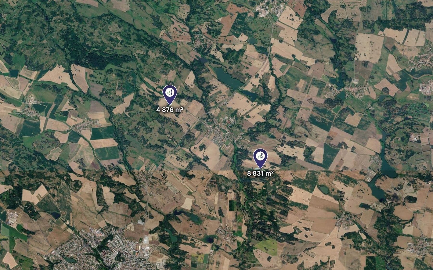 Predaj pozemku 3.427 m², Trnava, Kraj Vysočina Predaj pozemku 3.427 m², Trnava, Kraj Vysočina