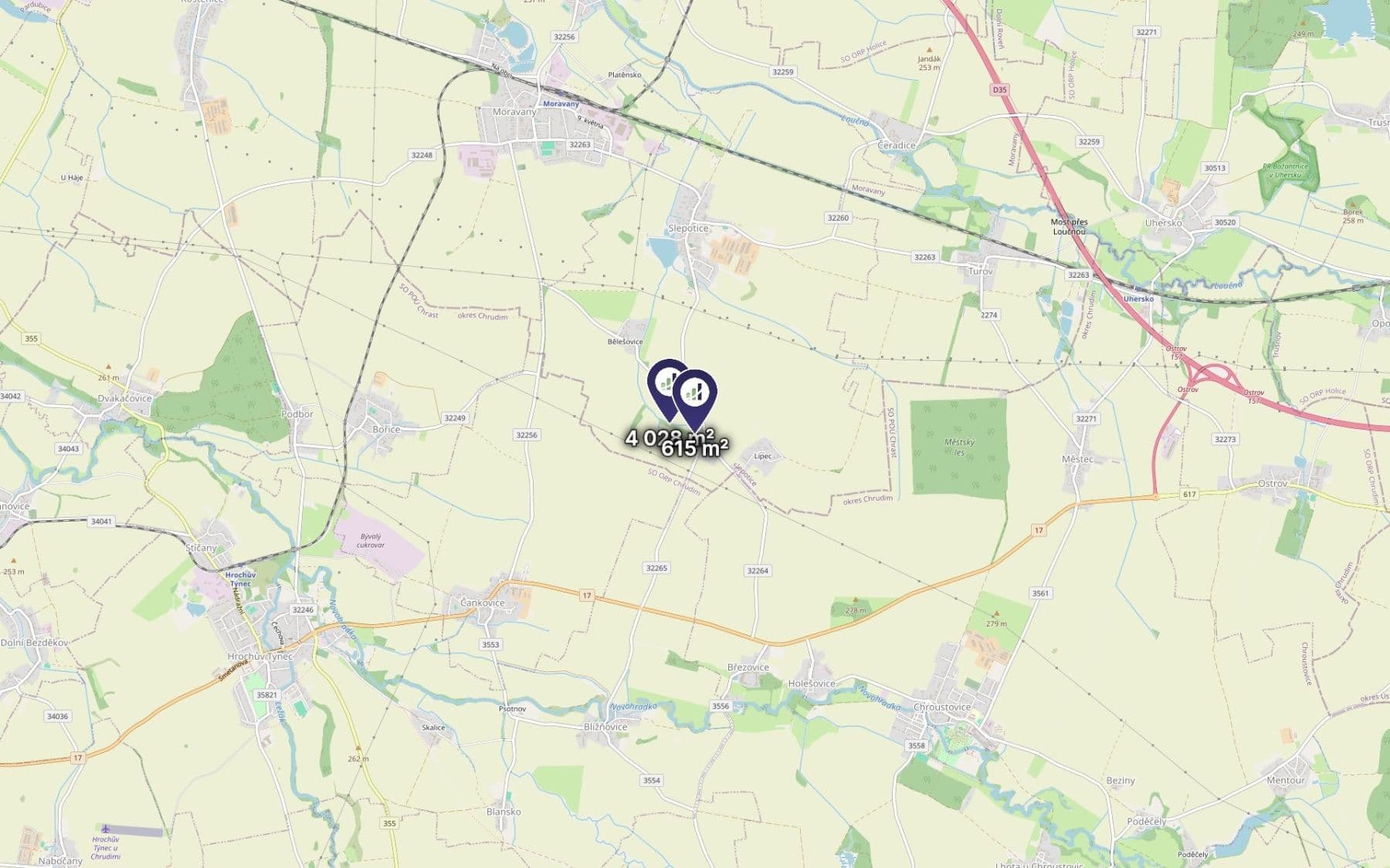 Predaj pozemku 580 m², Slepotice, Pardubický kraj Predaj pozemku 580 m², Slepotice, Pardubický kraj