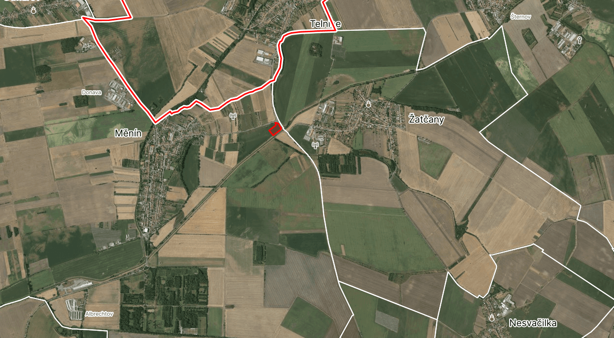 Predaj pozemku 9.206 m², Měnín, Jihomoravský kraj Predaj pozemku 9.206 m², Měnín, Jihomoravský kraj