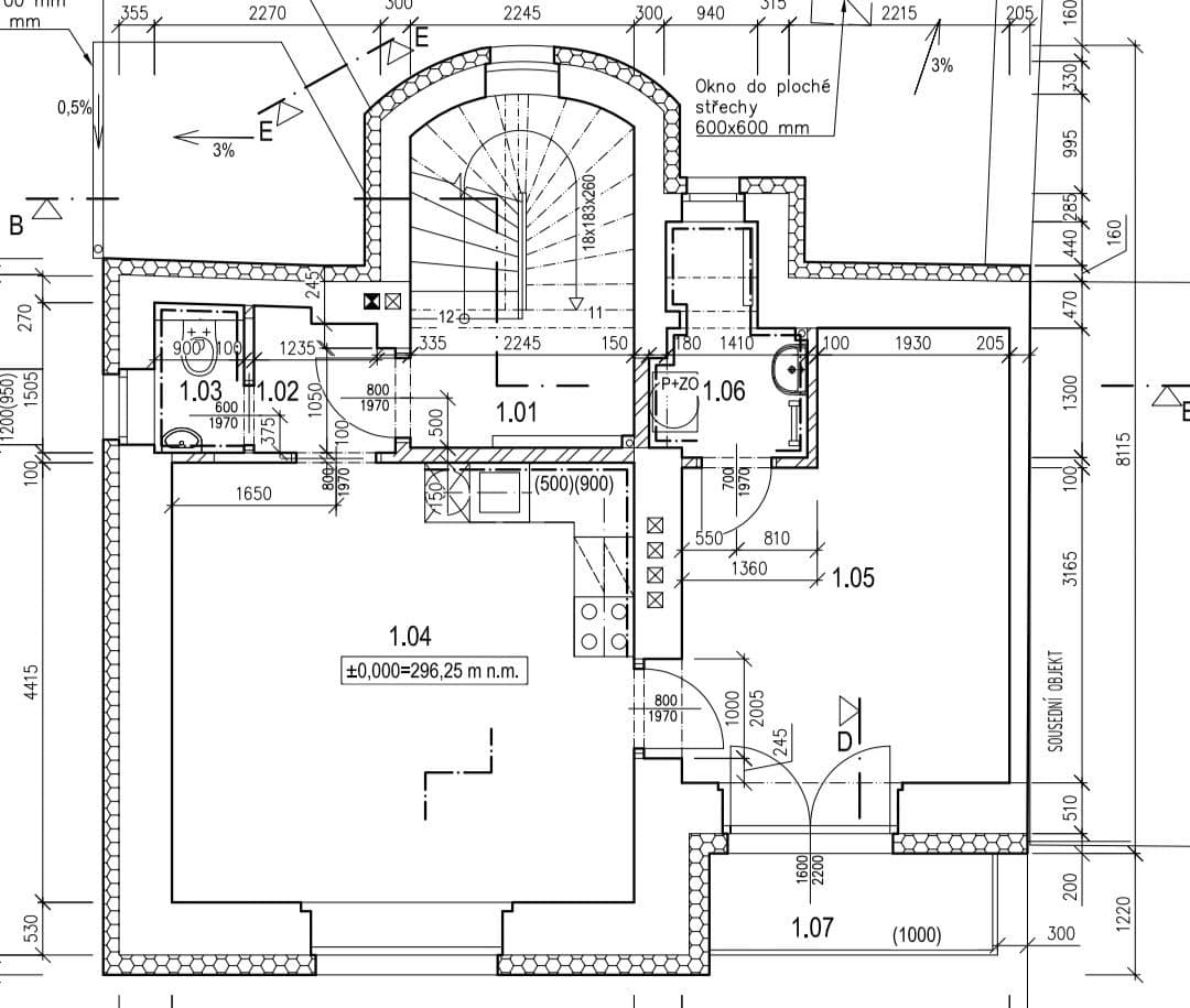 Prenájom bytu 2-izbový 45 m², K Lipám, Praha, Praha Prenájom bytu 2-izbový 45 m², K Lipám, Praha, Praha