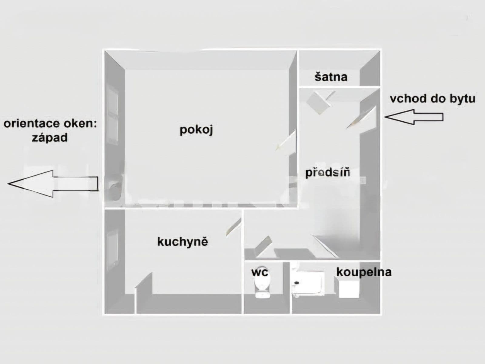Predaj bytu 1-izbový 39 m², Minická, Praha, Praha Predaj bytu 1-izbový 39 m², Minická, Praha, Praha
