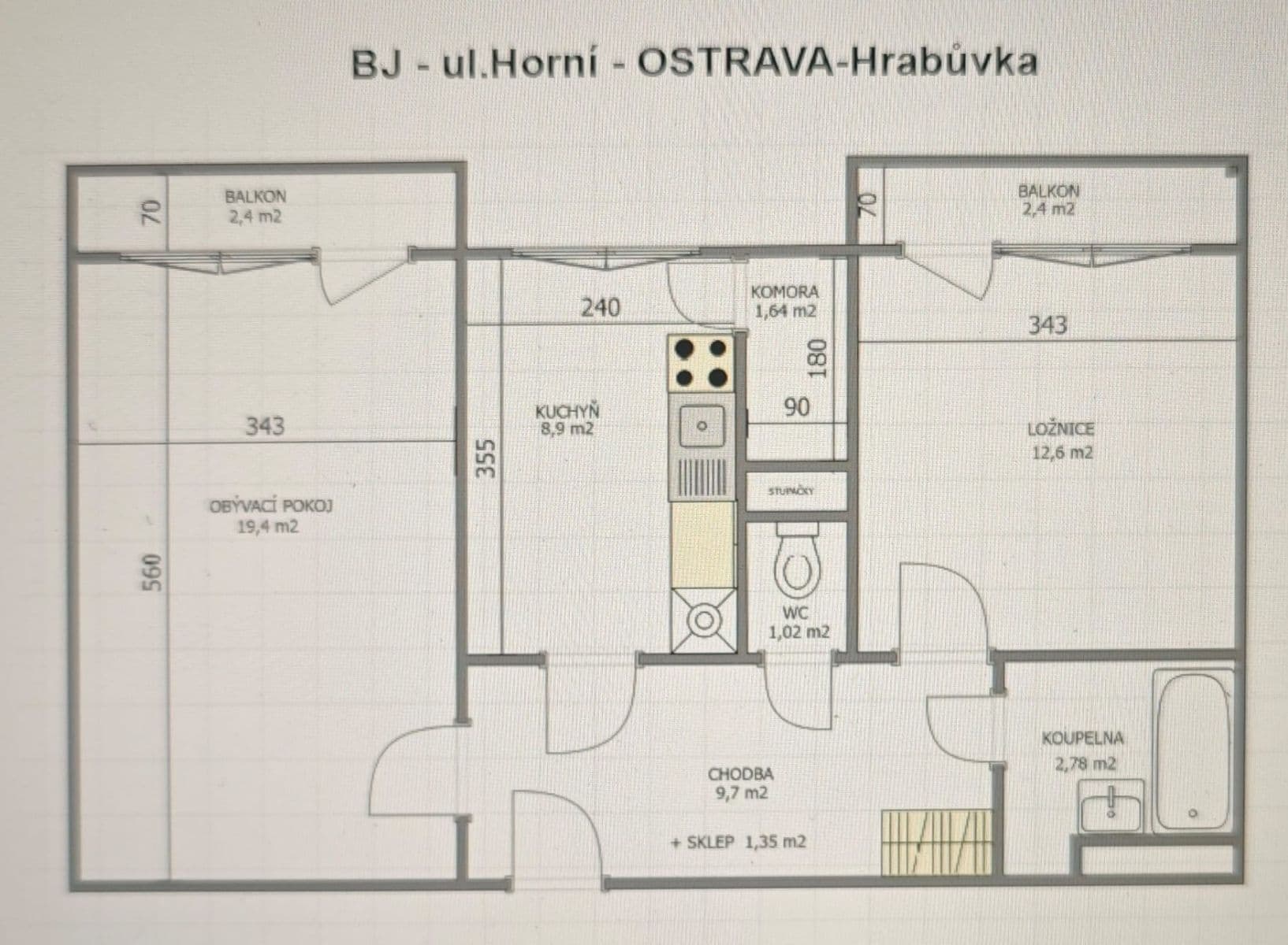 Predaj bytu 2-izbový 62 m², Horní, Ostrava, Moravskoslezský kraj Predaj bytu 2-izbový 62 m², Horní, Ostrava, Moravskoslezský kraj