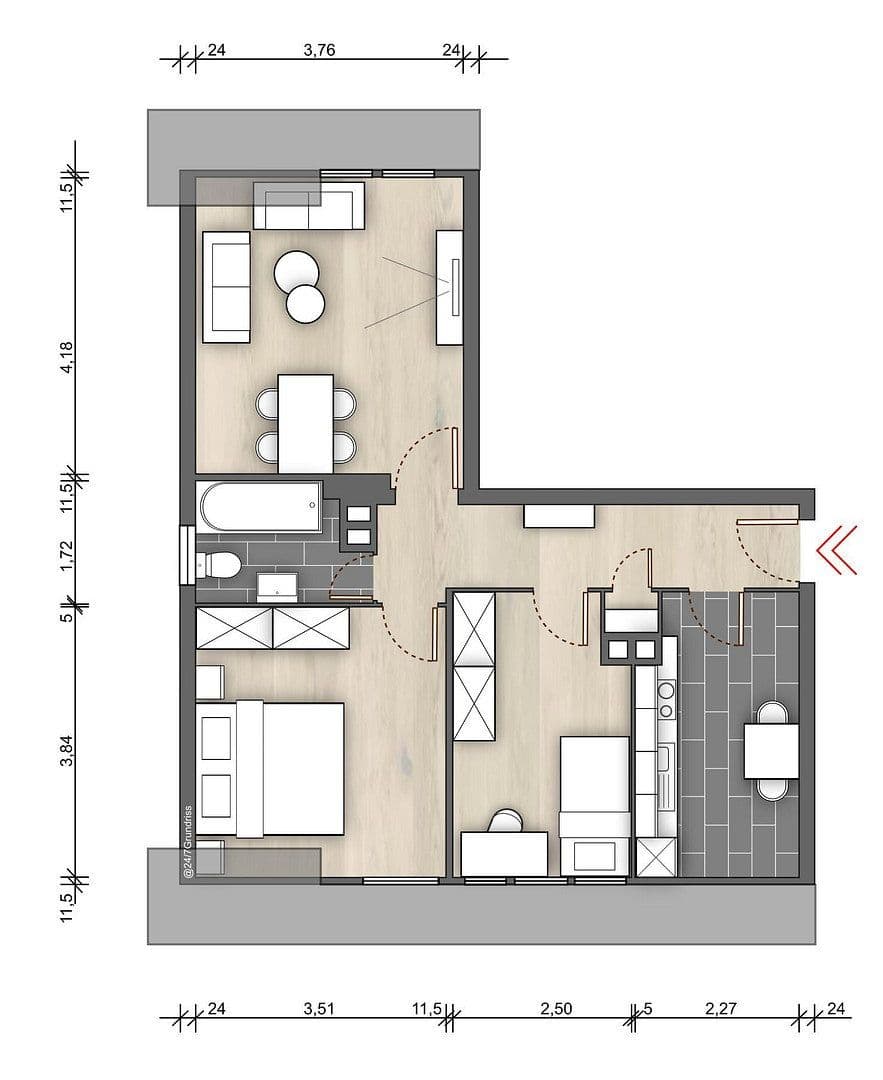 Predaj bytu 3-izbový 59 m², Jacobistrasse 35, Bad Homburg vor der Höhe, Hesensko Predaj bytu 3-izbový 59 m², Jacobistrasse 35, Bad Homburg vor der Höhe, Hesensko