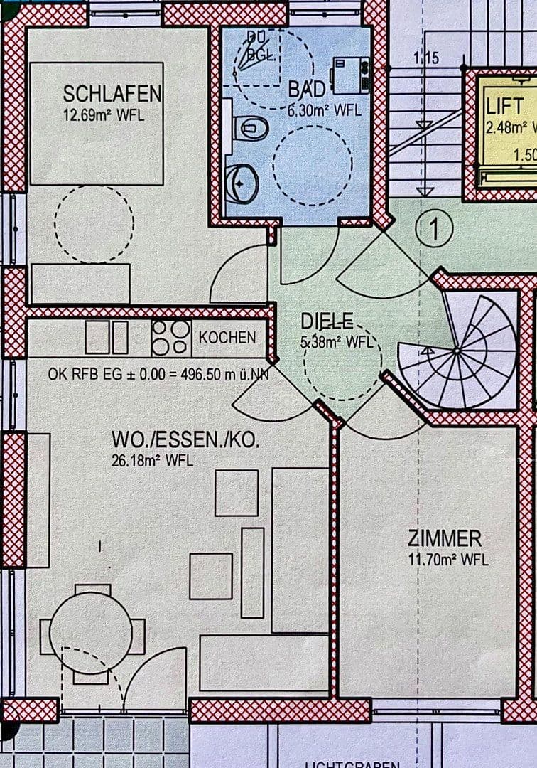 Prenájom bytu 4-izbový 107 m², Altomünster, Bavorsko Prenájom bytu 4-izbový 107 m², Altomünster, Bavorsko