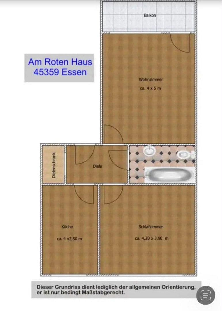 Prenájom bytu 2-izbový 57 m², Am Roten Haus 31, Essen, Severné Porýnie - Westfálsko Prenájom bytu 2-izbový 57 m², Am Roten Haus 31, Essen, Severné Porýnie - Westfálsko