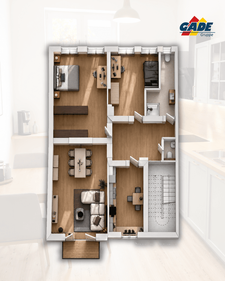 Prenájom bytu 3-izbový 114 m², Universitätstraße 40, Marburg, Hesensko Prenájom bytu 3-izbový 114 m², Universitätstraße 40, Marburg, Hesensko