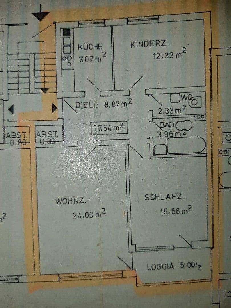 Predaj bytu 3-izbový 78 m², Würzburg, Bavorsko Predaj bytu 3-izbový 78 m², Würzburg, Bavorsko