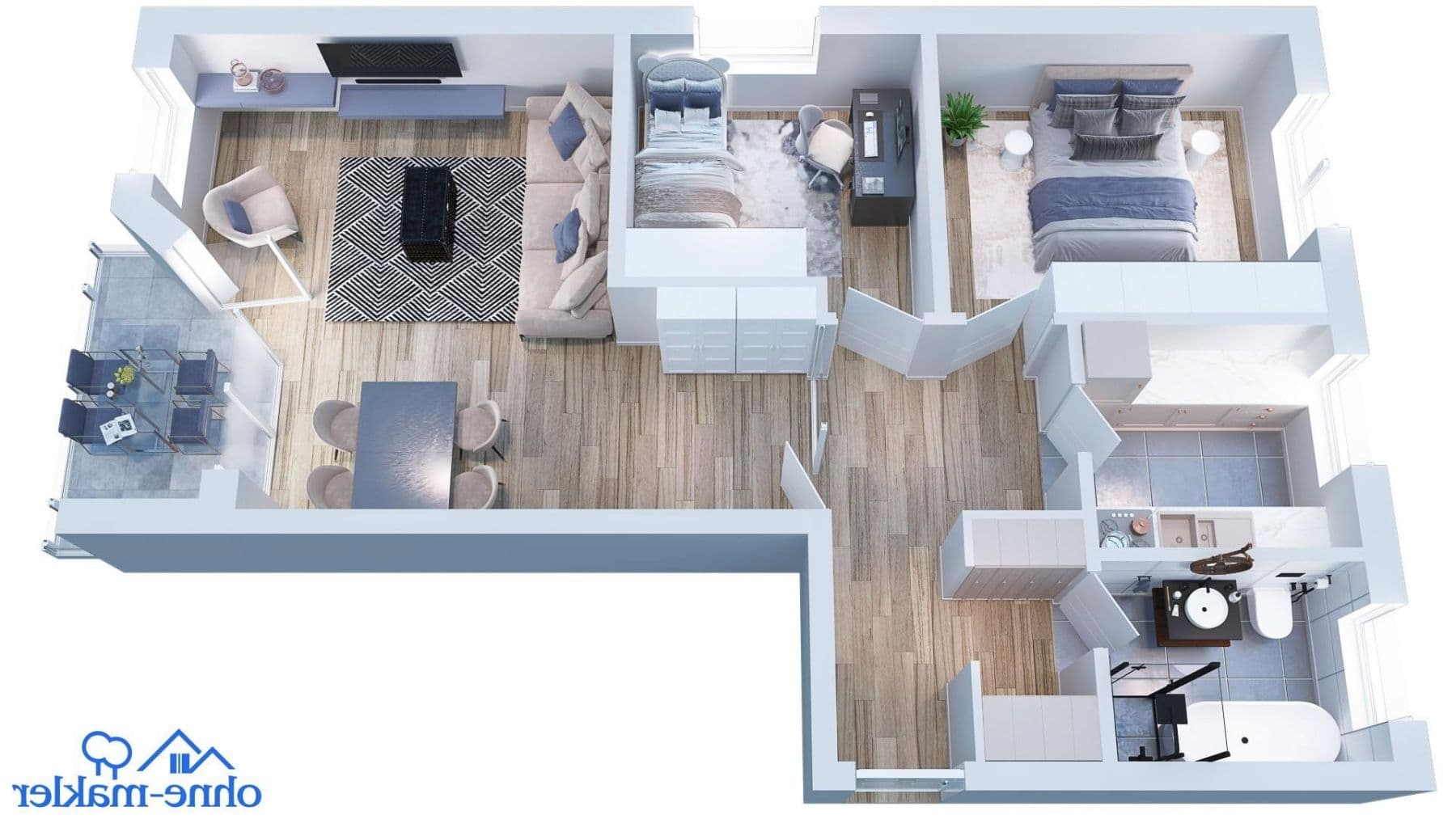 Predaj bytu 3-izbový 76 m², Wismar, Meklenbursko-Predpomoransko Predaj bytu 3-izbový 76 m², Wismar, Meklenbursko-Predpomoransko