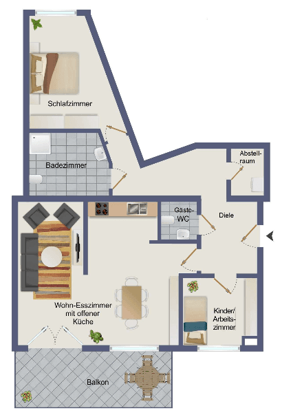 Prenájom bytu 3-izbový 97 m², Untergrüner Straße 172, Iserlohn, Severné Porýnie - Westfálsko Prenájom bytu 3-izbový 97 m², Untergrüner Straße 172, Iserlohn, Severné Porýnie - Westfálsko