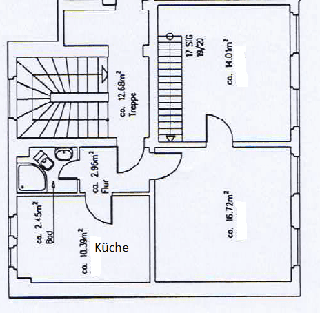 Prenájom bytu 3-izbový 73 m², An der Mauer 17, Borna, Sasko Prenájom bytu 3-izbový 73 m², An der Mauer 17, Borna, Sasko