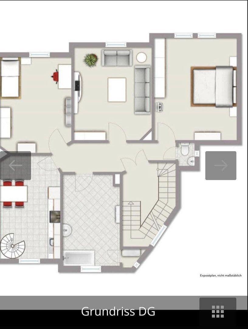 Prenájom bytu 3-izbový 92 m², Hanau, Hesensko Prenájom bytu 3-izbový 92 m², Hanau, Hesensko