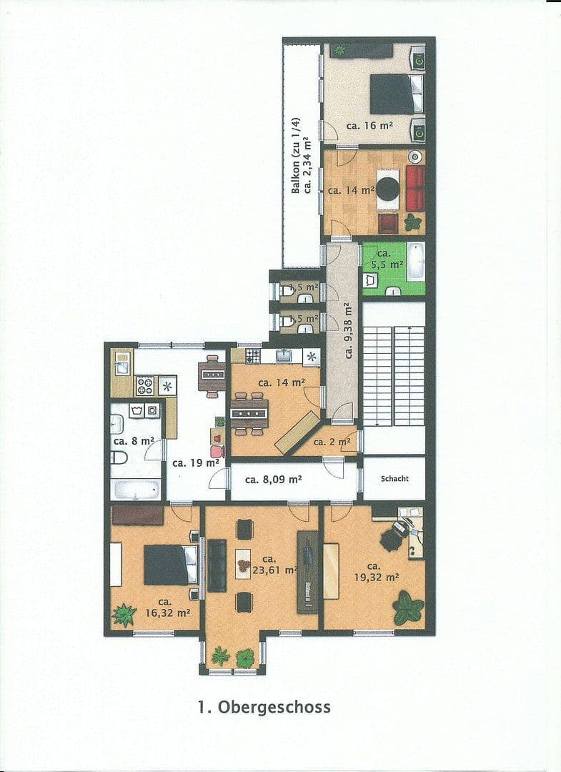 Predaj domu 631 m², pozemok 400 m², Bismarckstraße 47, Mönchengladbach, Severné Porýnie - Westfálsko Predaj domu 631 m², pozemok 400 m², Bismarckstraße 47, Mönchengladbach, Severné Porýnie - Westfálsko