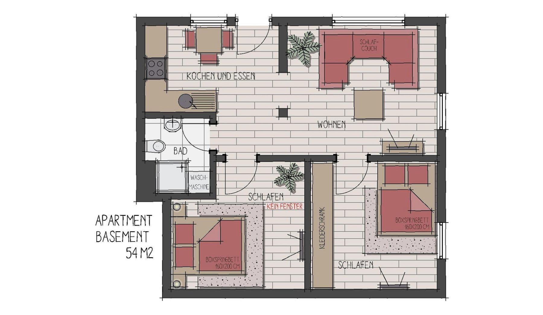 Prenájom bytu 2-izbový 54 m², Schwerin, Meklenbursko-Predpomoransko Prenájom bytu 2-izbový 54 m², Schwerin, Meklenbursko-Predpomoransko