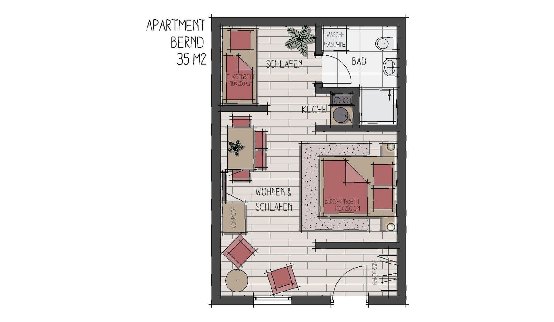 Prenájom bytu 2-izbový 54 m², Schwerin, Meklenbursko-Predpomoransko Prenájom bytu 2-izbový 54 m², Schwerin, Meklenbursko-Predpomoransko