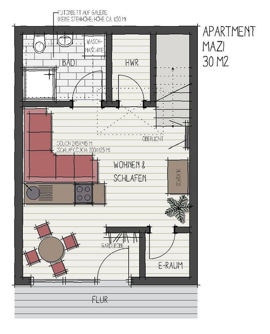 Prenájom bytu 2-izbový 54 m², Schwerin, Meklenbursko-Predpomoransko Prenájom bytu 2-izbový 54 m², Schwerin, Meklenbursko-Predpomoransko