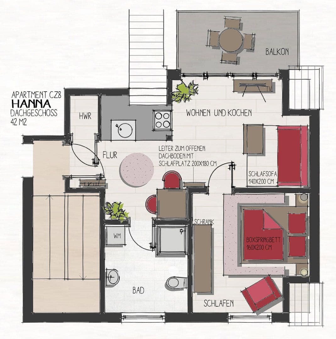 Prenájom bytu 2-izbový 54 m², Schwerin, Meklenbursko-Predpomoransko Prenájom bytu 2-izbový 54 m², Schwerin, Meklenbursko-Predpomoransko