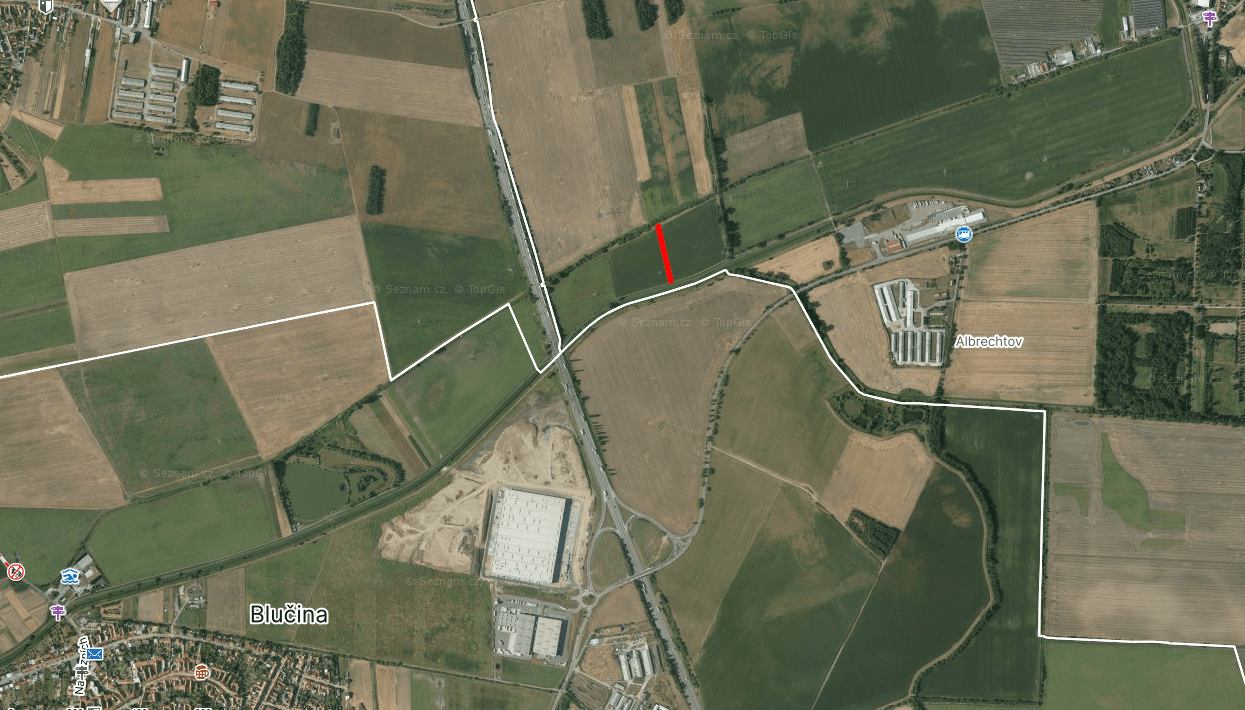 Predaj pozemku 2.197 m², Měnín, Jihomoravský kraj Predaj pozemku 2.197 m², Měnín, Jihomoravský kraj