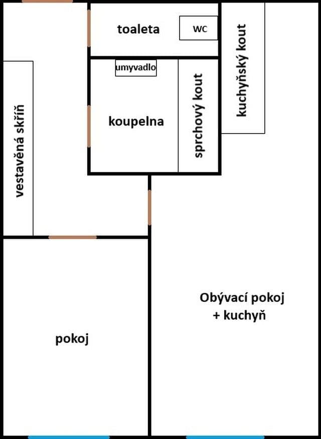 Predaj bytu 2-izbový 45 m², Veslařská, Mělník, Středočeský kraj Predaj bytu 2-izbový 45 m², Veslařská, Mělník, Středočeský kraj