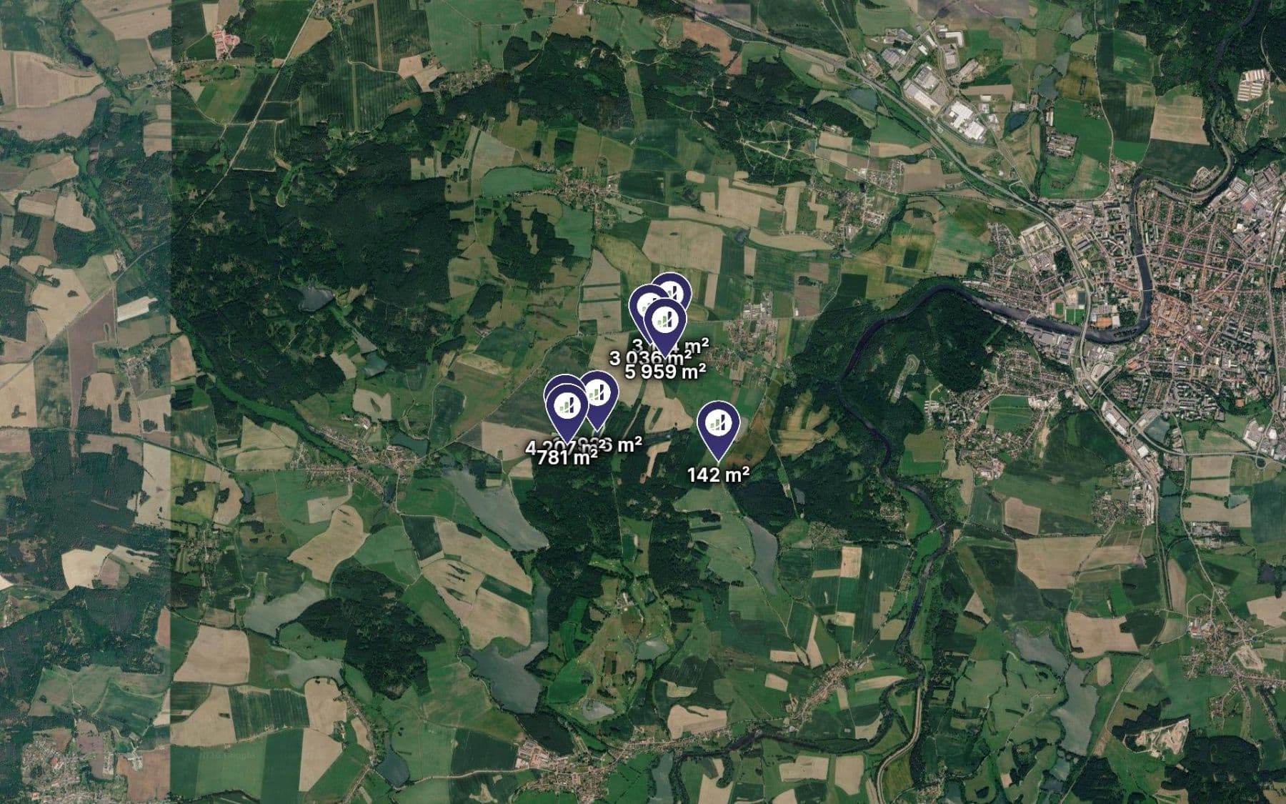 Predaj pozemku 35.225 m², Dobev, Jihočeský kraj Predaj pozemku 35.225 m², Dobev, Jihočeský kraj
