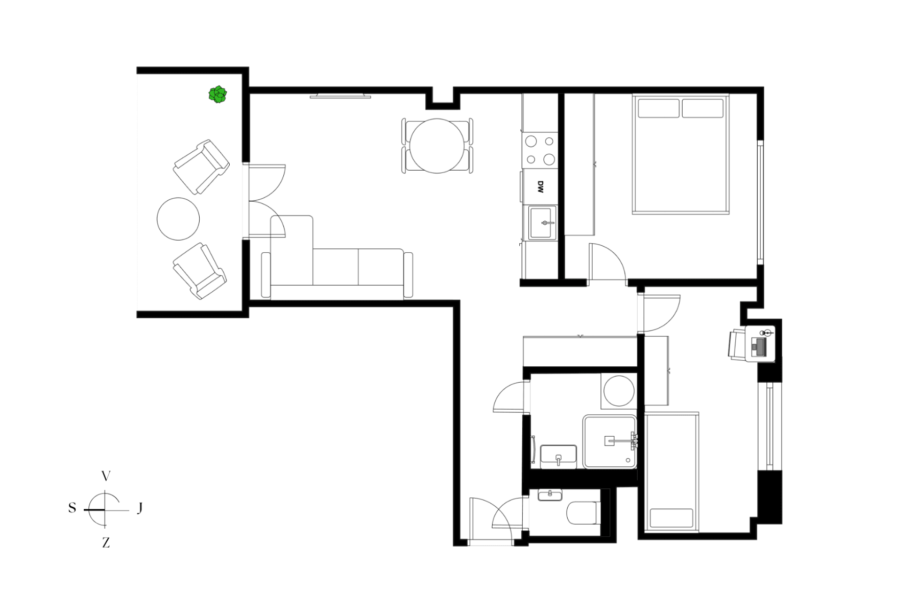 Predaj bytu 3-izbový 55 m², K Louži, Praha, Praha Predaj bytu 3-izbový 55 m², K Louži, Praha, Praha