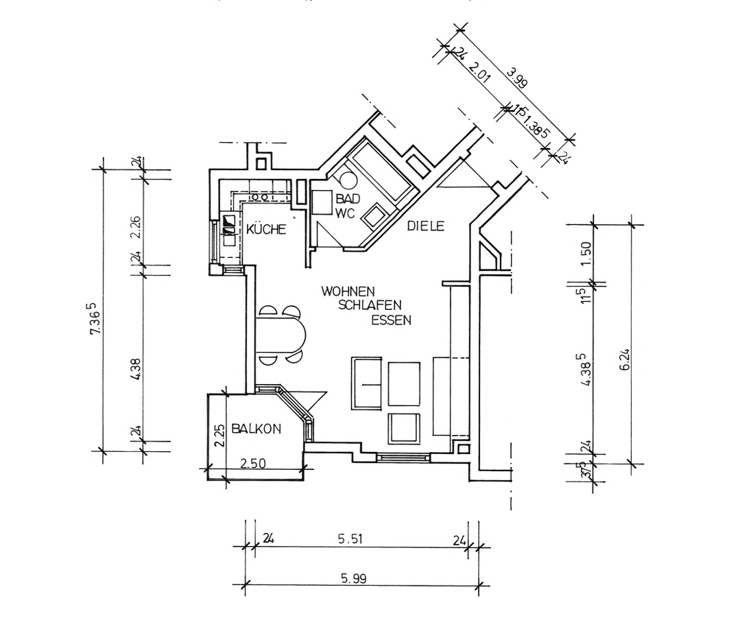 Prenájom bytu 1-izbový 41 m², Grabenstr. 30, Weissach, Bádensko-Wurttembersko Prenájom bytu 1-izbový 41 m², Grabenstr. 30, Weissach, Bádensko-Wurttembersko