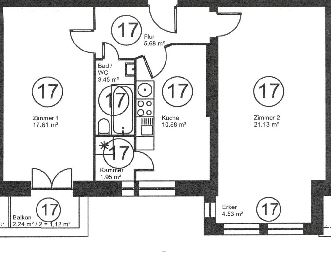 Predaj bytu 2-izbový 67 m², Mindener Straße 3, Berlin, Berlín Predaj bytu 2-izbový 67 m², Mindener Straße 3, Berlin, Berlín