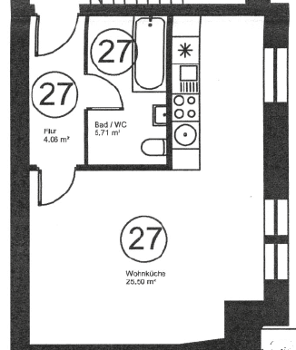 Predaj bytu 1-izbový 36 m², Mindener Straße 3, Berlin, Berlín Predaj bytu 1-izbový 36 m², Mindener Straße 3, Berlin, Berlín