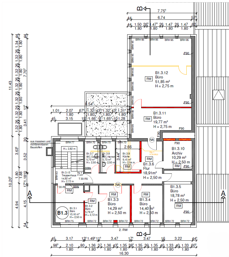 Prenájom kancelárie 188 m², Heiligenhaus, Severné Porýnie - Westfálsko Prenájom kancelárie 188 m², Heiligenhaus, Severné Porýnie - Westfálsko