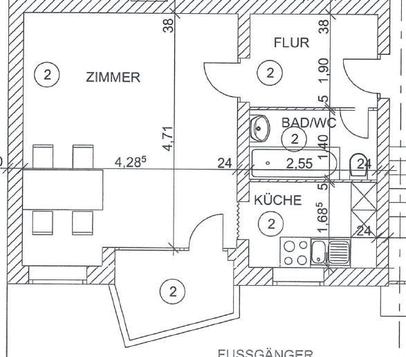 Predaj bytu 1-izbový 36 m², Johanniterstraße 32, Berlin, Berlín Predaj bytu 1-izbový 36 m², Johanniterstraße 32, Berlin, Berlín