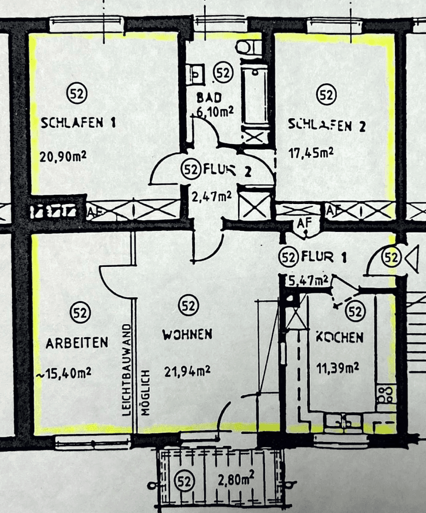 Predaj bytu 3-izbový 104 m², Fürth, Bavorsko Predaj bytu 3-izbový 104 m², Fürth, Bavorsko