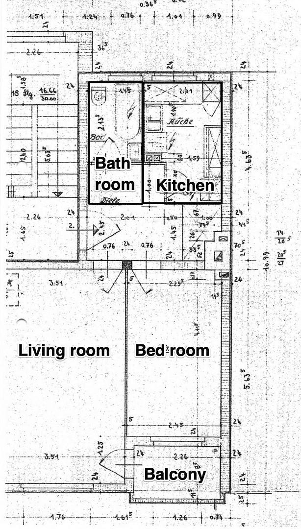 Predaj bytu 2-izbový 47 m², Berlin, Berlín Predaj bytu 2-izbový 47 m², Berlin, Berlín
