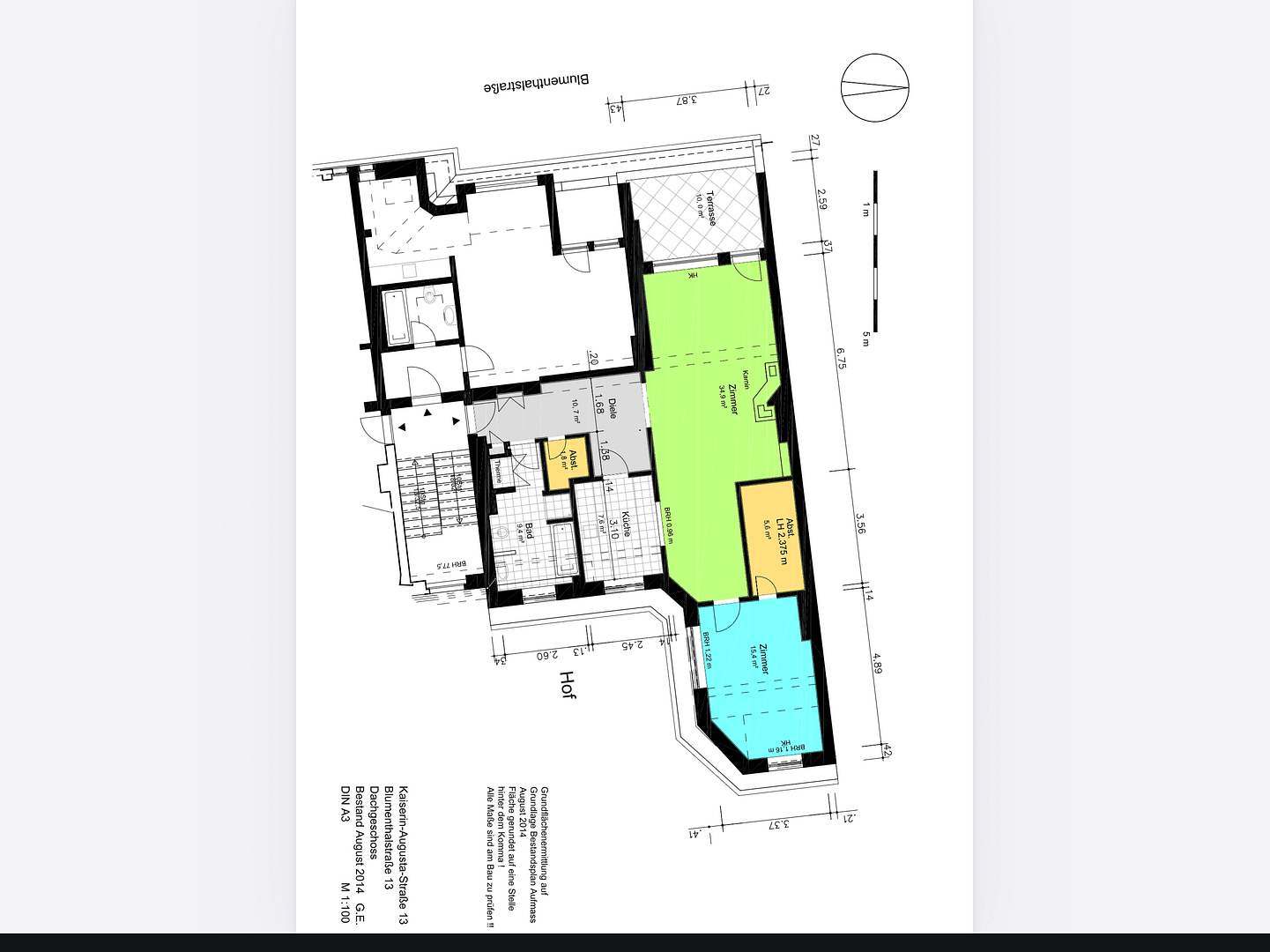 Predaj bytu 2-izbový 91 m², Blumenthalstrasse 13, Berlin, Berlín Predaj bytu 2-izbový 91 m², Blumenthalstrasse 13, Berlin, Berlín