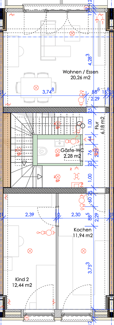 Prenájom domu 120 m², pozemok 110 m², Nufringen, Bádensko-Wurttembersko Prenájom domu 120 m², pozemok 110 m², Nufringen, Bádensko-Wurttembersko