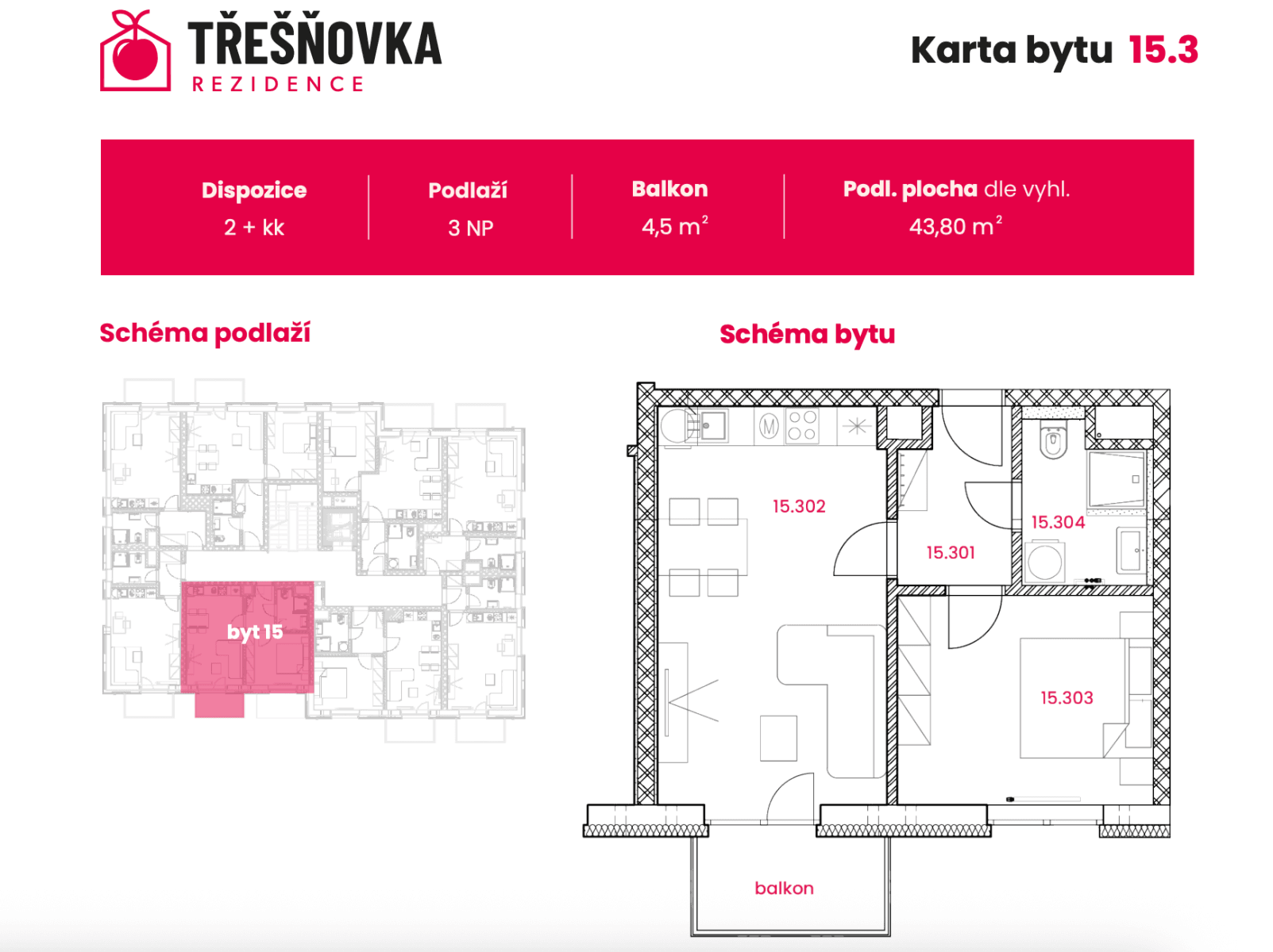 Prenájom bytu 2-izbový 45 m², Pražská, Kolín, Středočeský kraj Prenájom bytu 2-izbový 45 m², Pražská, Kolín, Středočeský kraj