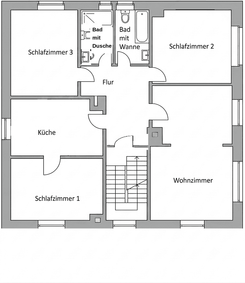 Prenájom bytu 4-izbový 110 m², Holzstrasse 184, Castrop-Rauxel, Severné Porýnie - Westfálsko Prenájom bytu 4-izbový 110 m², Holzstrasse 184, Castrop-Rauxel, Severné Porýnie - Westfálsko