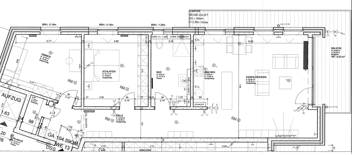 Prenájom bytu 3-izbový 105 m², Mühlenberg 8a, Eckernförde, Šlezvicko-Holštajnsko Prenájom bytu 3-izbový 105 m², Mühlenberg 8a, Eckernförde, Šlezvicko-Holštajnsko