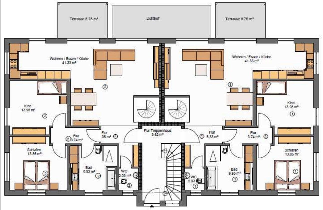 Prenájom bytu 4-izbový 150 m², Hamppstraße 7a, Au in der Hallertau, Bavorsko Prenájom bytu 4-izbový 150 m², Hamppstraße 7a, Au in der Hallertau, Bavorsko