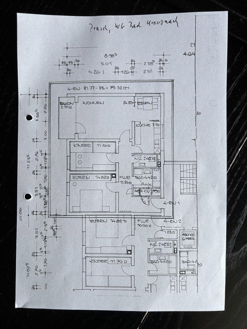 Predaj bytu 3-izbový 80 m², Holbeinstraße 113, Bad Kreuznach, Porýnie-Falcko Predaj bytu 3-izbový 80 m², Holbeinstraße 113, Bad Kreuznach, Porýnie-Falcko