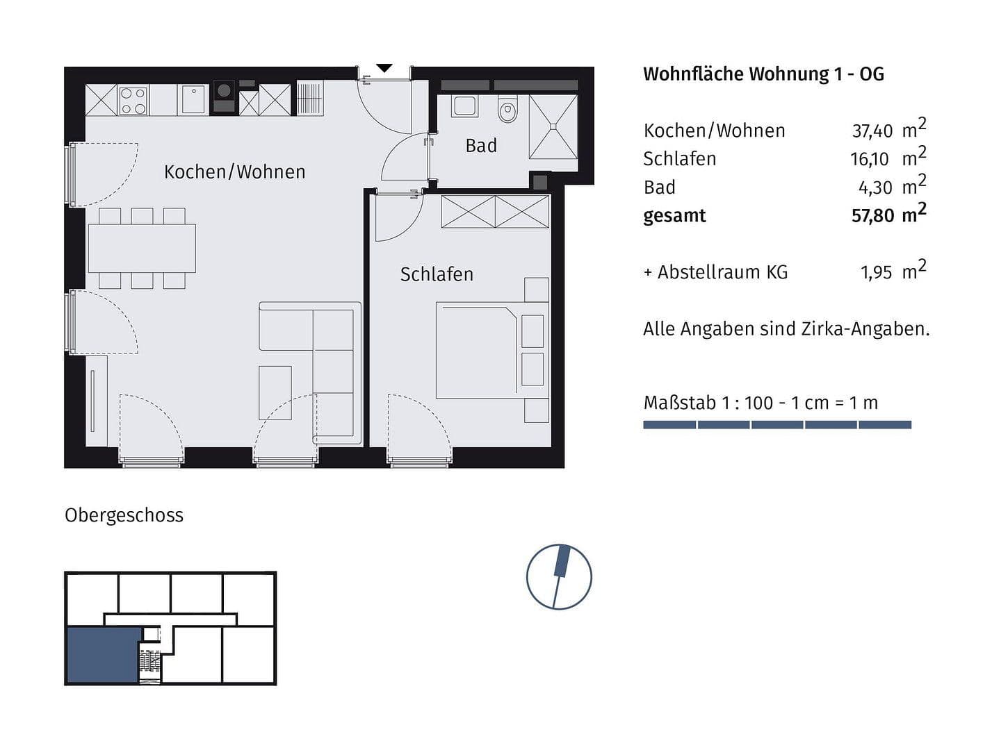 Prenájom bytu 2-izbový 58 m², Richard-Tauber-Straße 3, München, Bavorsko Prenájom bytu 2-izbový 58 m², Richard-Tauber-Straße 3, München, Bavorsko