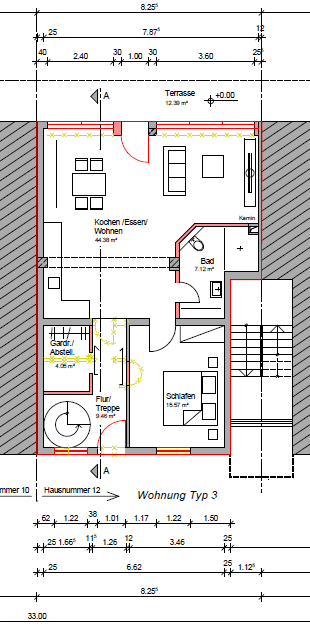 Prenájom bytu 2-izbový 93 m², Fontanestr. 12, Bobenheim-Roxheim, Porýnie-Falcko Prenájom bytu 2-izbový 93 m², Fontanestr. 12, Bobenheim-Roxheim, Porýnie-Falcko