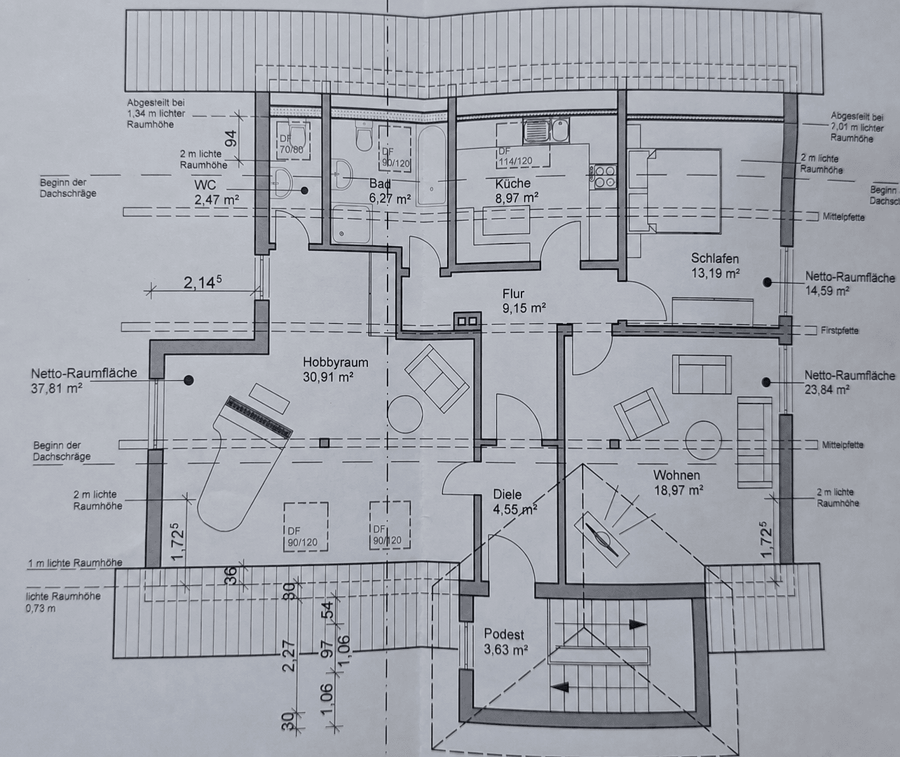Prenájom bytu 3-izbový 95 m², Neuberg, Hesensko Prenájom bytu 3-izbový 95 m², Neuberg, Hesensko