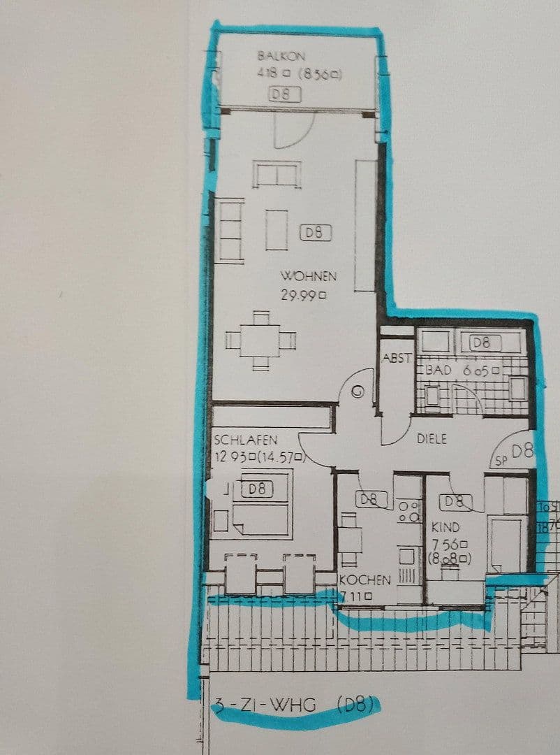 Predaj bytu 3-izbový 78 m², Springe, Dolné Sasko Predaj bytu 3-izbový 78 m², Springe, Dolné Sasko