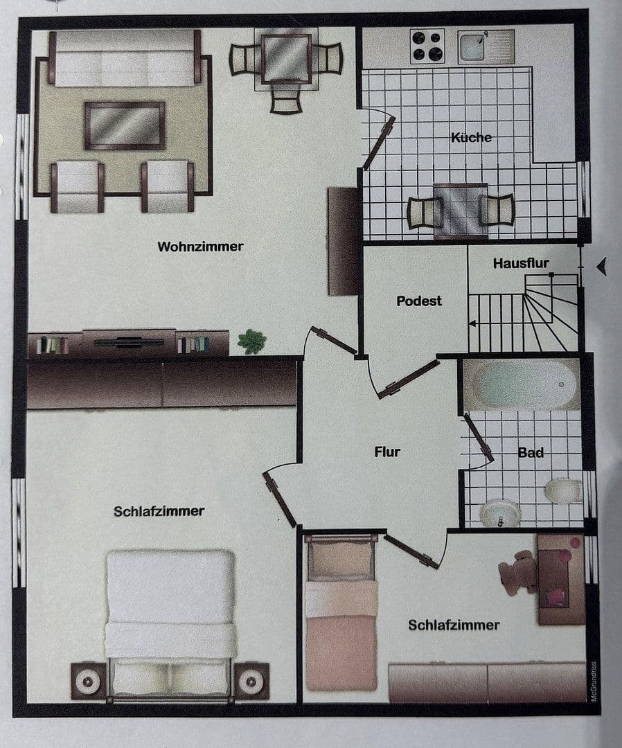 Predaj bytu 3-izbový 65 m², Brühlstraße 13/2, Mögglingen, Bádensko-Wurttembersko Predaj bytu 3-izbový 65 m², Brühlstraße 13/2, Mögglingen, Bádensko-Wurttembersko